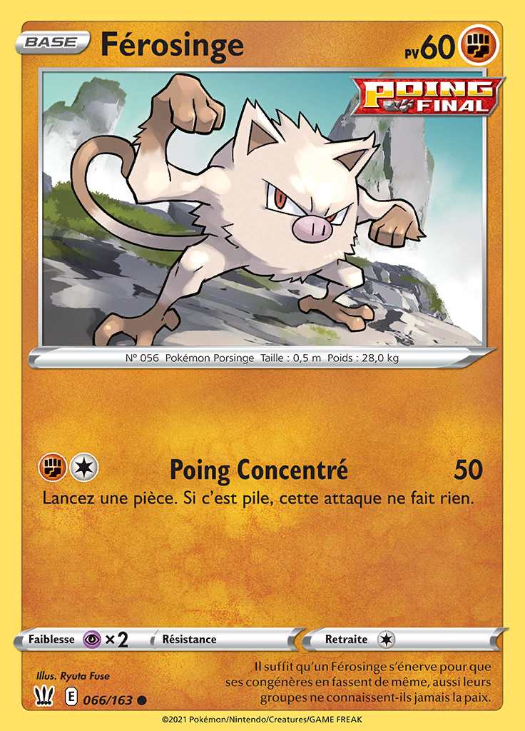 Férosinge 066/163 — Styles de Combat