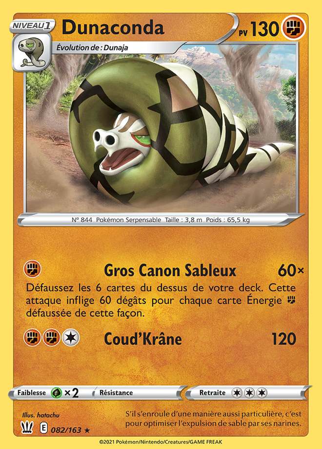 Dunaconda 082/163 — Styles de Combat