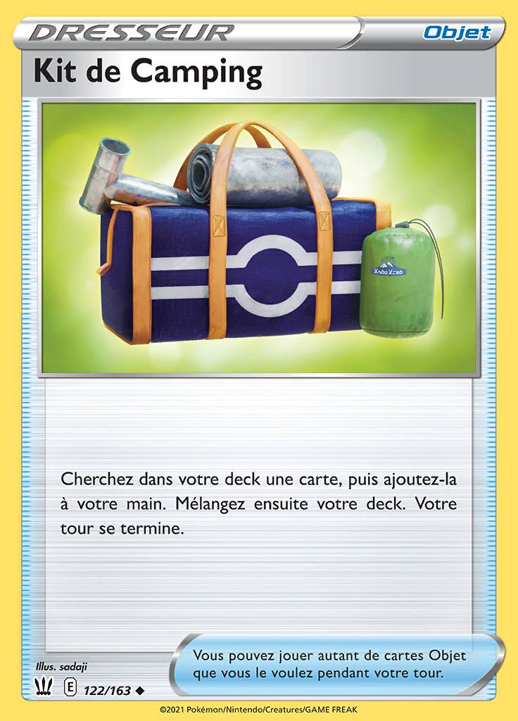Kit de Camping 122/163 — Styles de Combat