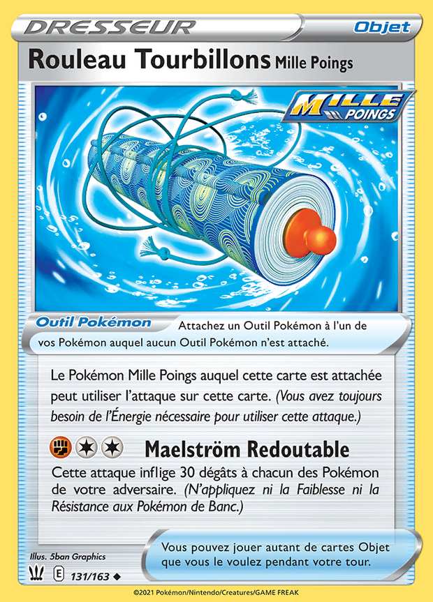 Rouleau Tourbillons Mille Poings 131/163 — Styles de Combat