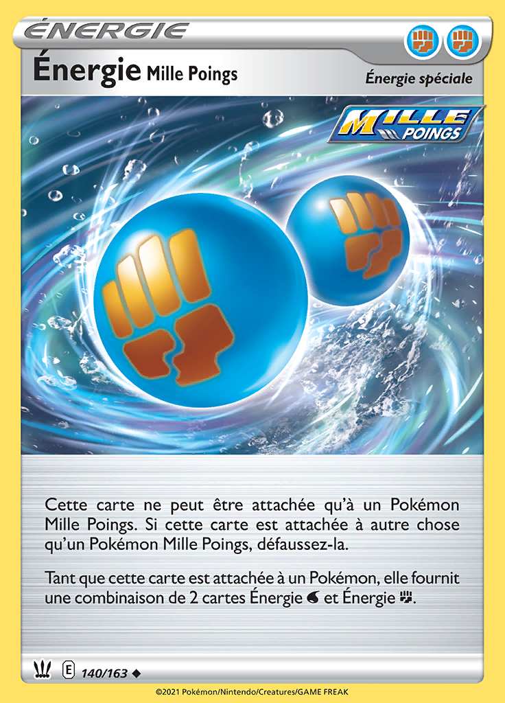 Énergie Mille Poings 140/163 — Styles de Combat
