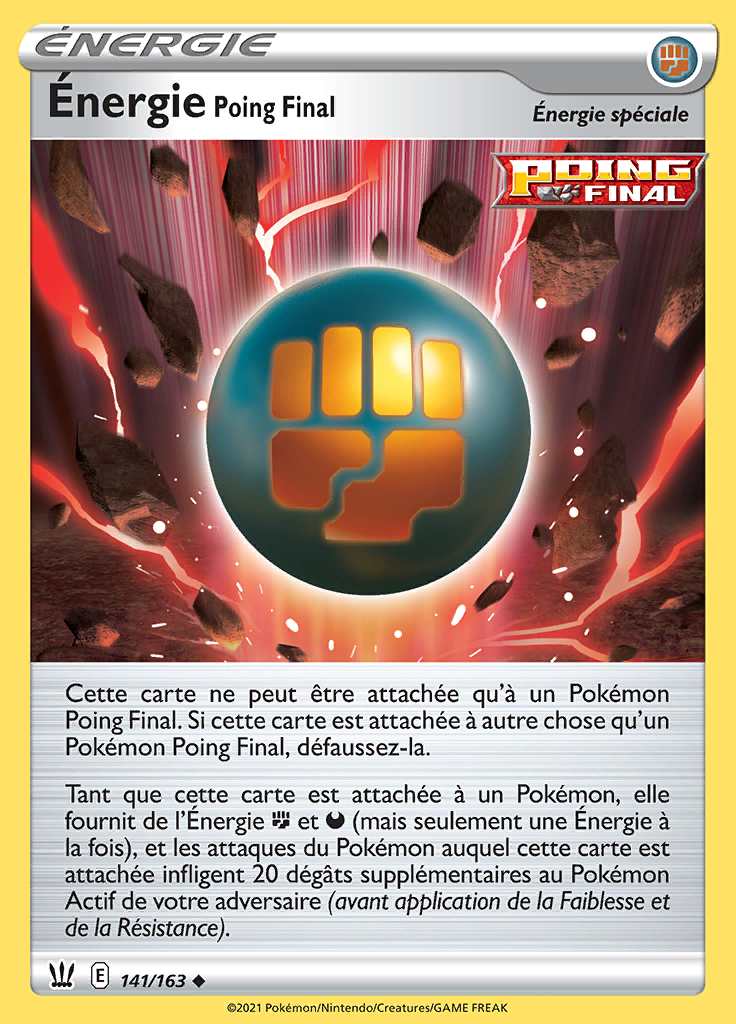 Énergie Poing Final 141/163 — Styles de Combat