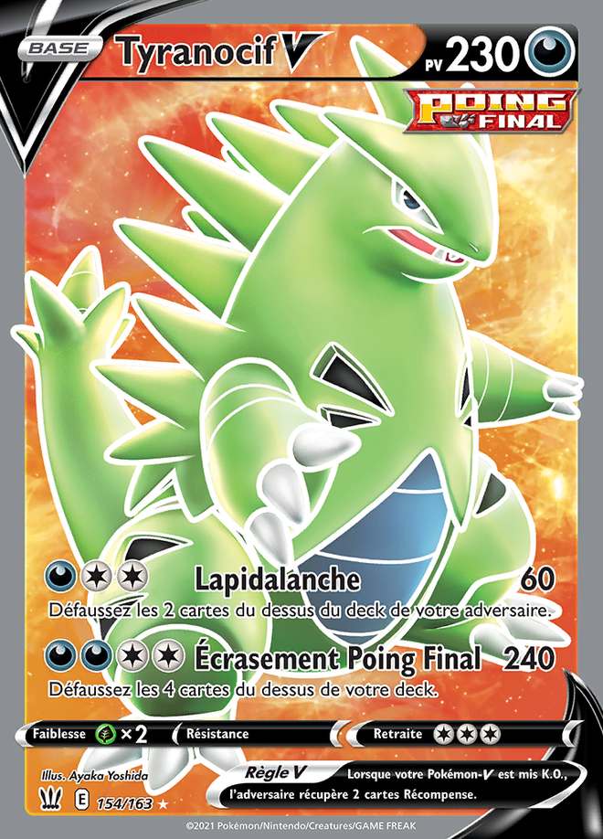 Tyranocif V 154/163 — Styles de Combat