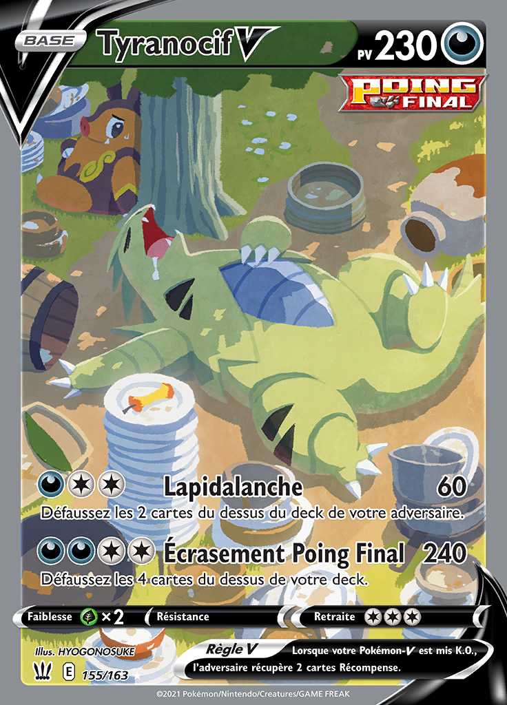 Tyranocif V 155/163 — Styles de Combat