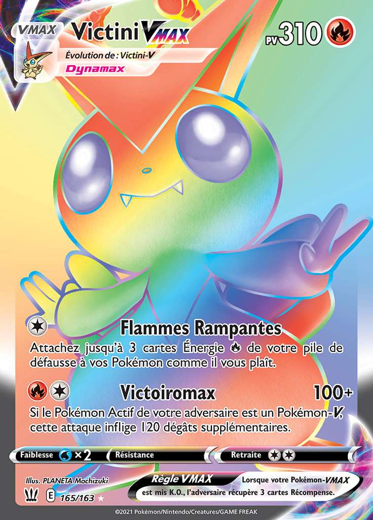 Victini VMAX 165/163 — Styles de Combat