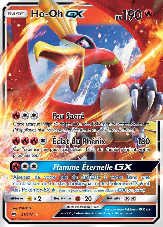 Ho-Oh-GX 021/147 — Ombres Ardentes