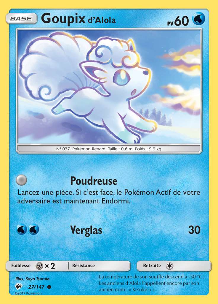 Goupix d'Alola 027/147 — Ombres Ardentes