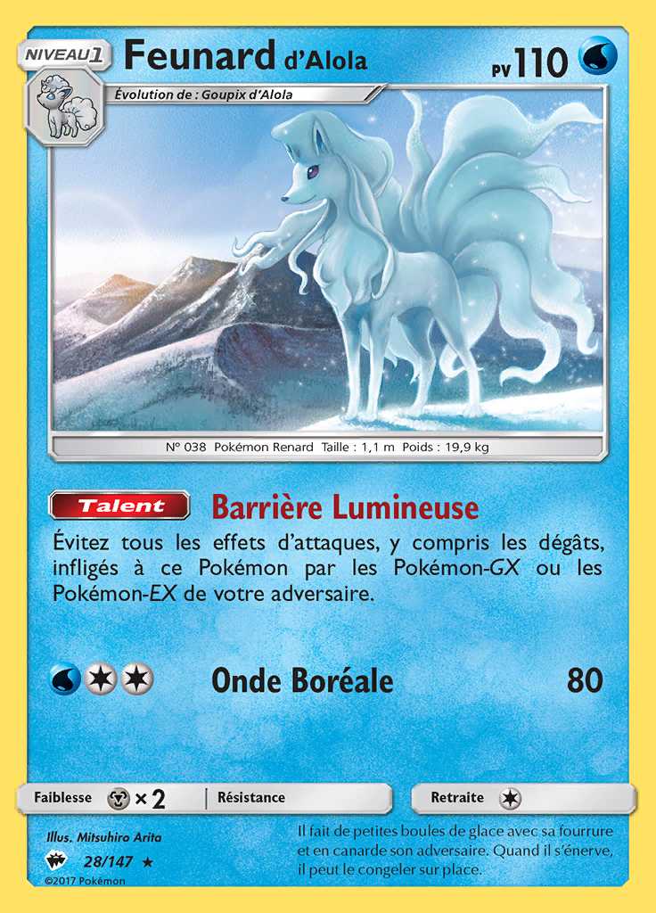 Feunard d'Alola 028/147 — Ombres Ardentes