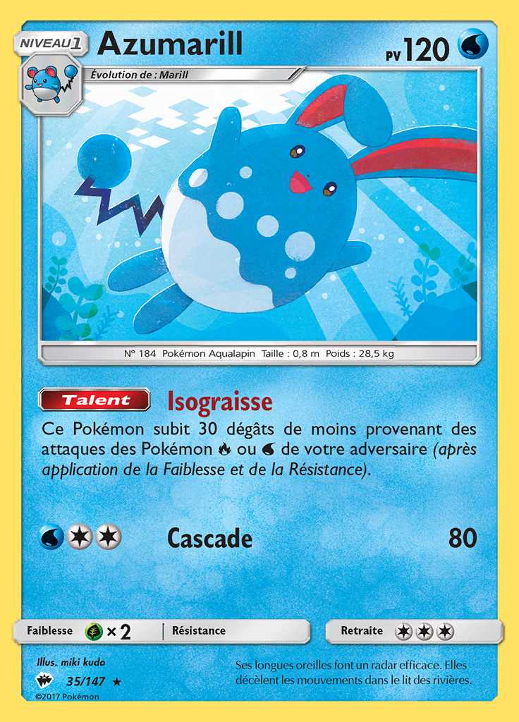 Azumarill 035/147 — Ombres Ardentes