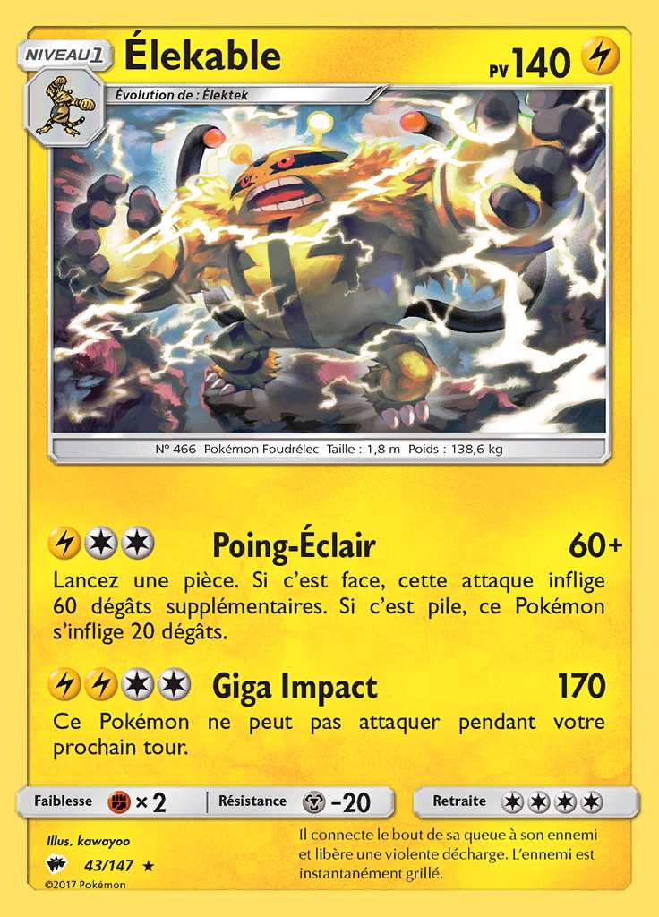 Élekable 043/147 — Ombres Ardentes