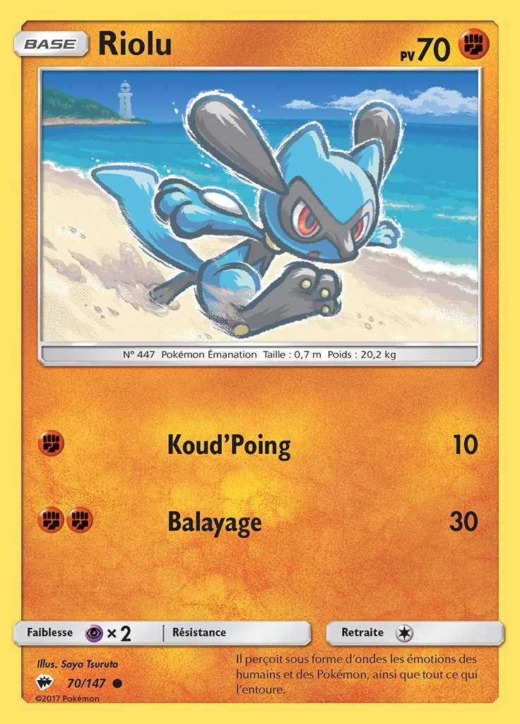 Riolu 070/147 — Ombres Ardentes