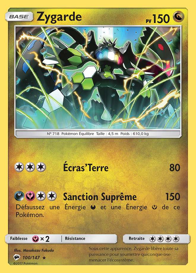 Zygarde 100/147 — Ombres Ardentes