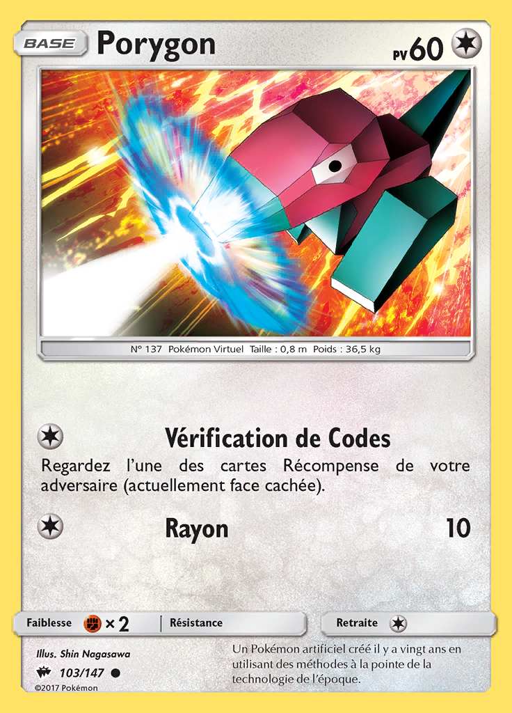 Porygon 103/147 — Ombres Ardentes