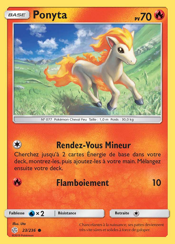 Ponyta 023/236 — Éclipse Cosmique