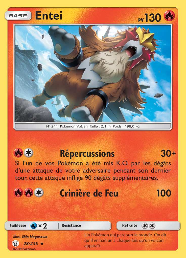Entei 028/236 — Éclipse Cosmique