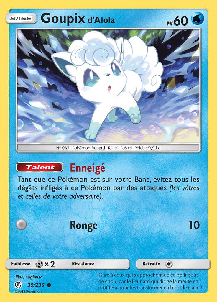 Goupix d'Alola 039/236 — Éclipse Cosmique