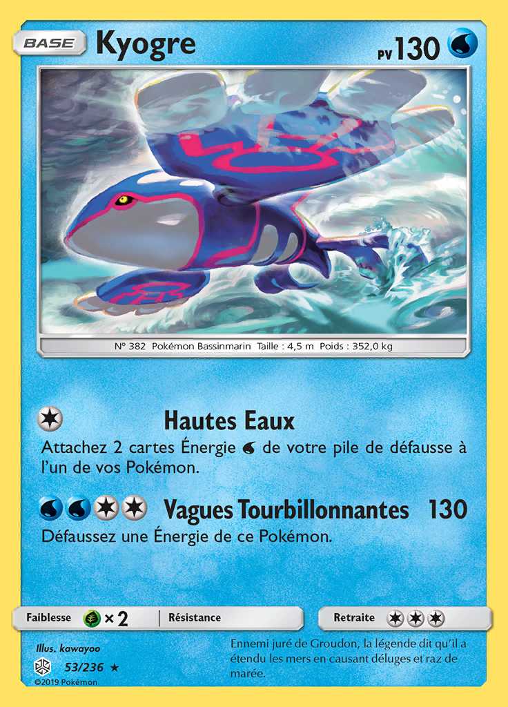 Kyogre 053/236 — Éclipse Cosmique