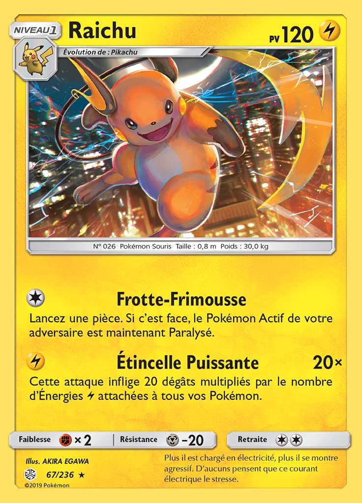 Raichu 067/236 — Éclipse Cosmique