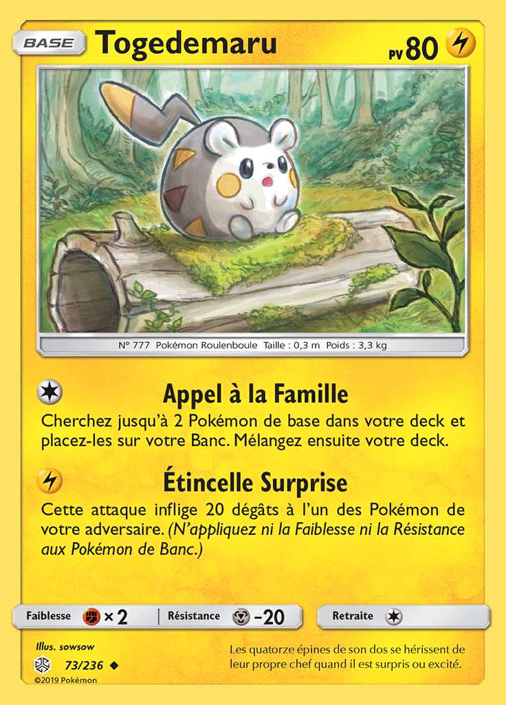 Togedemaru 073/236 — Éclipse Cosmique