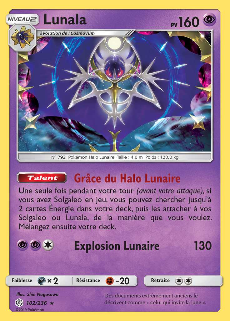 Lunala 102/236 — Éclipse Cosmique