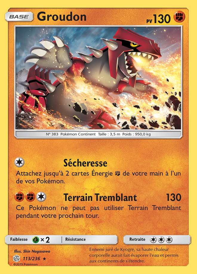 Groudon 113/236 — Éclipse Cosmique