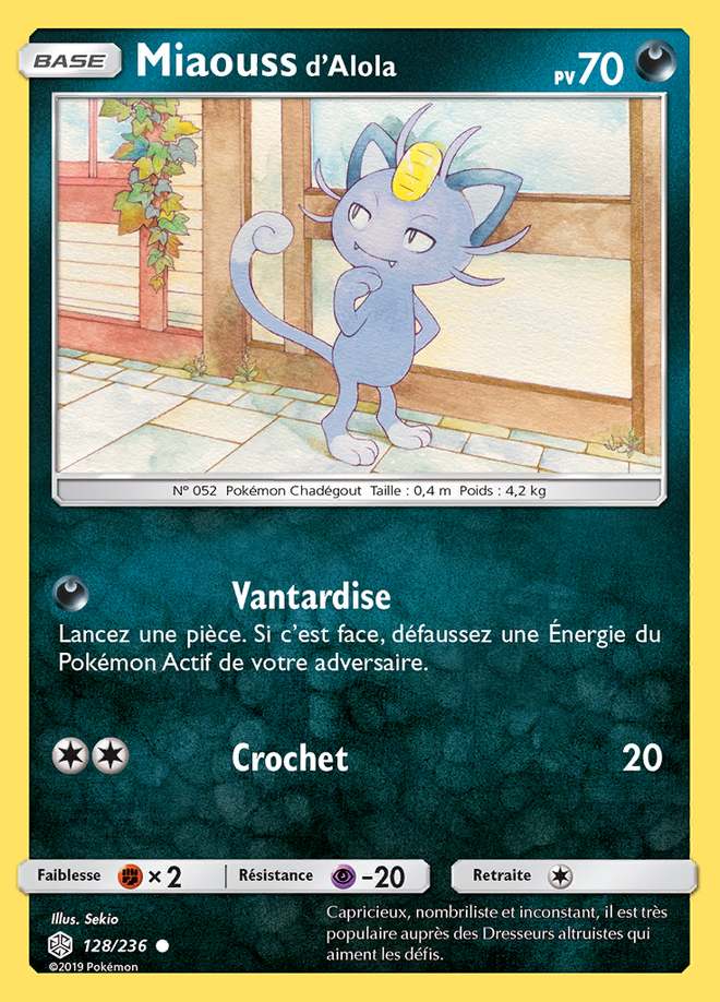 Miaouss d'Alola 128/236 — Éclipse Cosmique