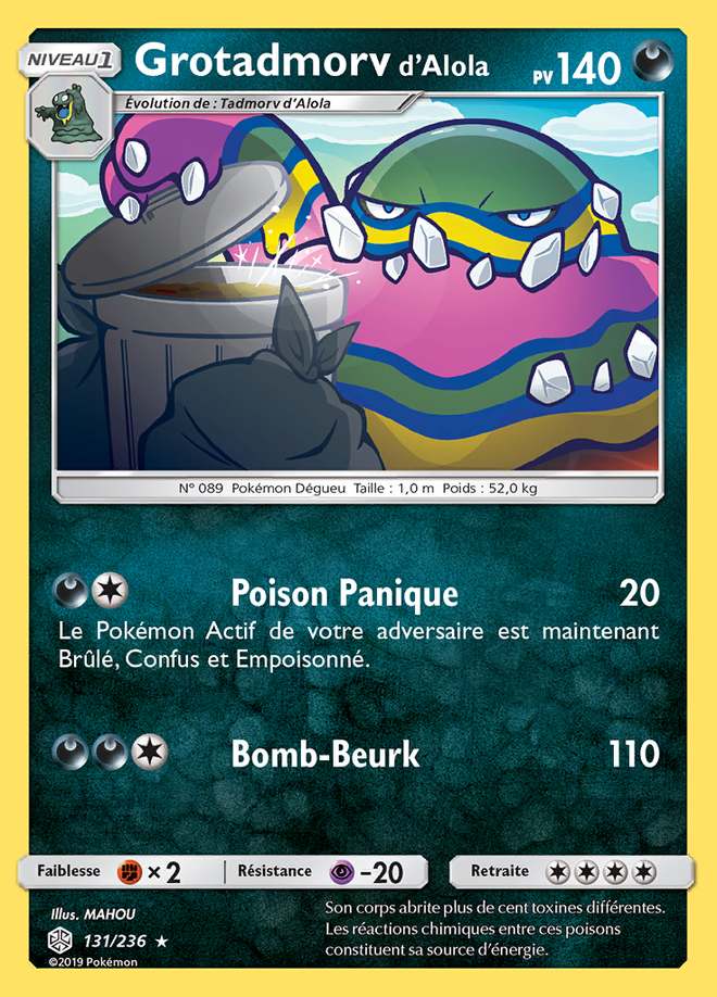 Grotadmorv d'Alola 131/236 — Éclipse Cosmique