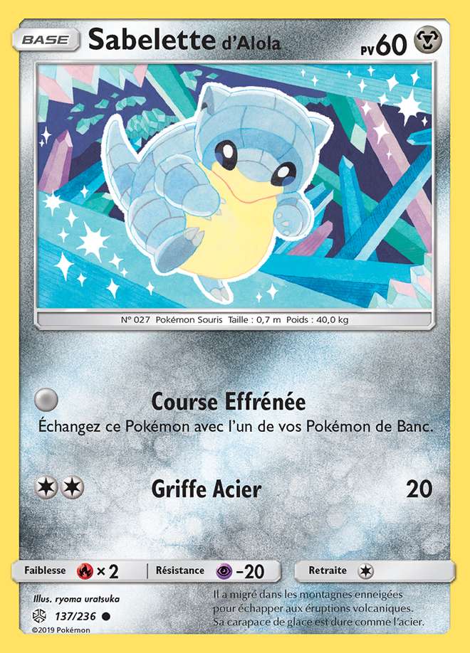 Sabelette d'Alola 137/236 — Éclipse Cosmique