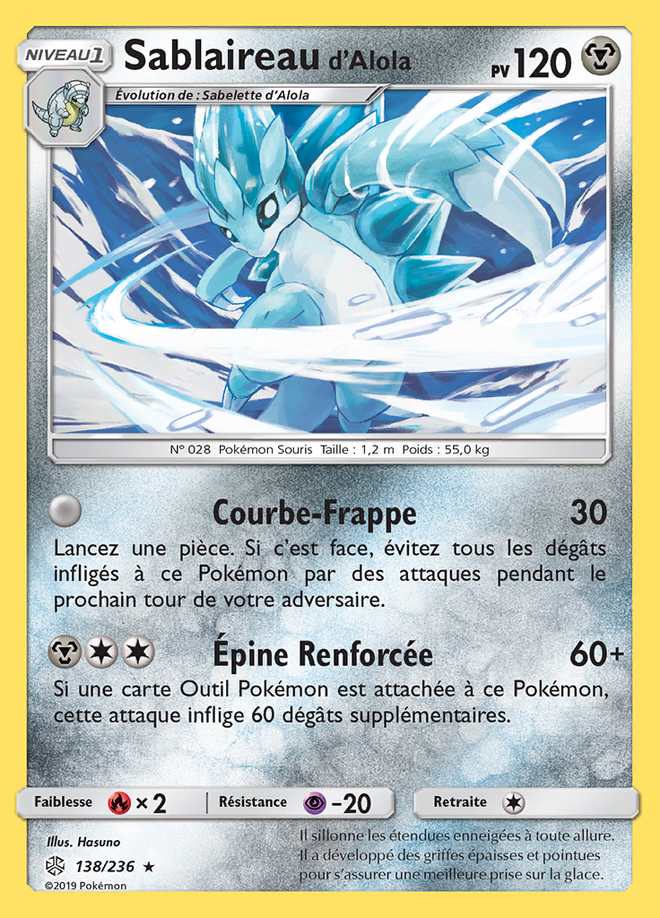 Sablaireau d'Alola 138/236 — Éclipse Cosmique