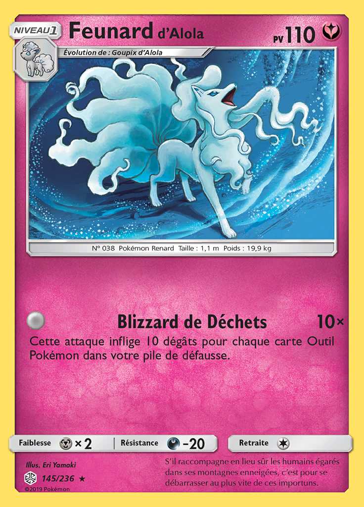 Feunard d'Alola 145/236 — Éclipse Cosmique
