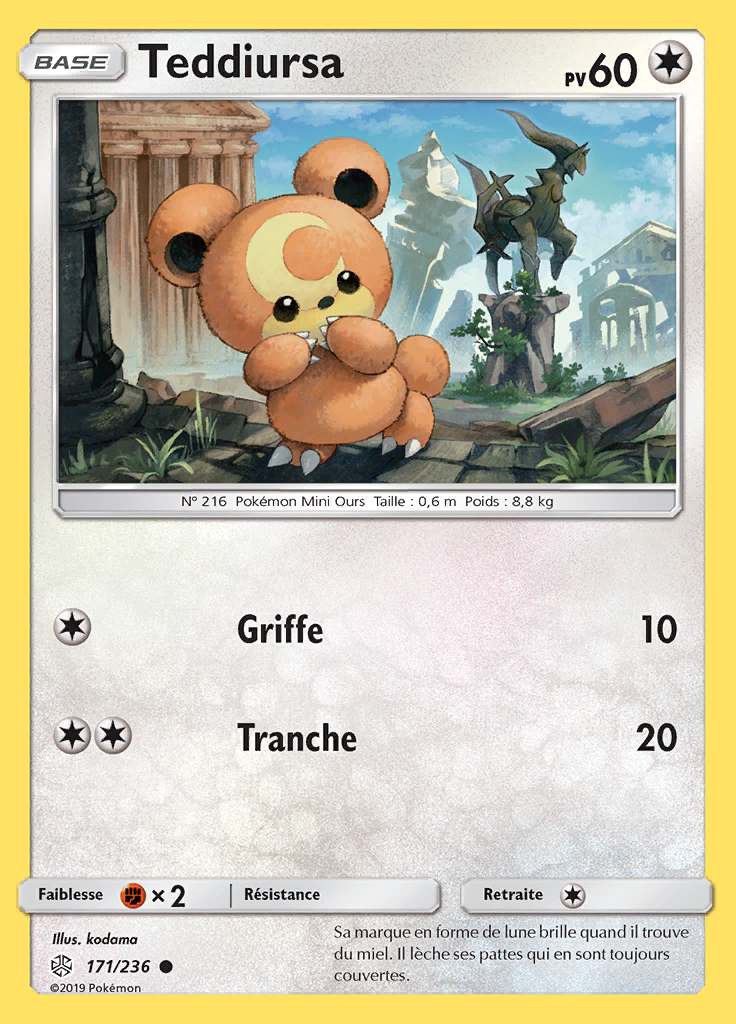 Teddiursa 171/236 — Éclipse Cosmique