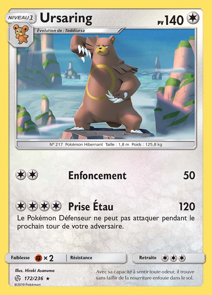 Ursaring 172/236 — Éclipse Cosmique