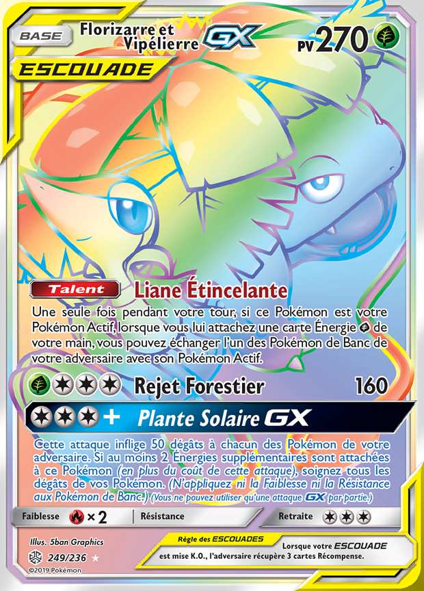 Florizarre et Vipélierre-GX 249/236 — Éclipse Cosmique