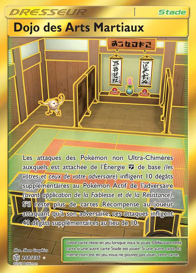 Dojo des Arts Martiaux 268/236 — Éclipse Cosmique