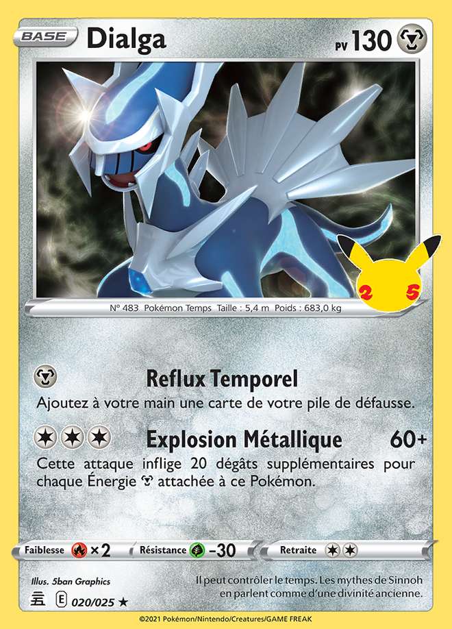 Dialga 020/025 — Célébrations