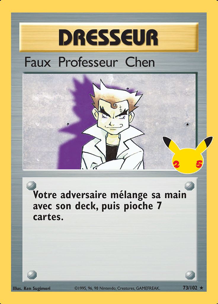 Faux Professeur Chen 73/102 · Classique — Célébrations