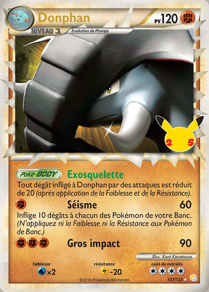 Donphan 107/123 · Classique — Célébrations