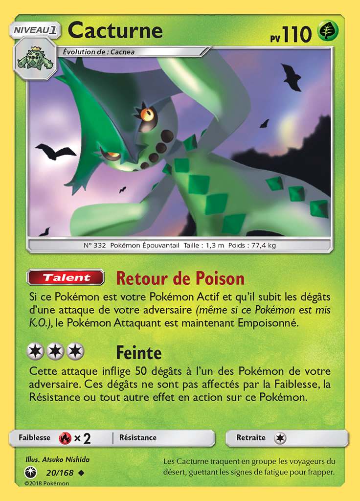 Cacturne 020/168 — Tempête Céleste