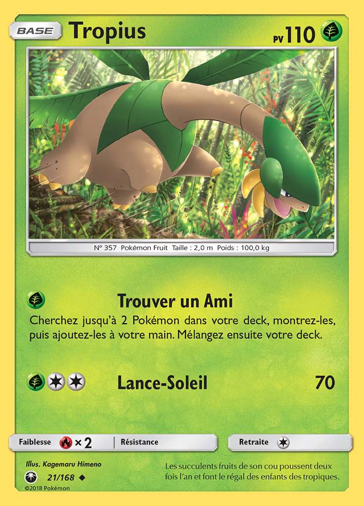 Tropius 021/168 — Tempête Céleste