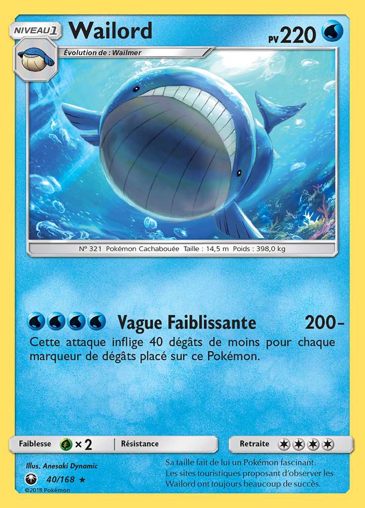 Wailord 040/168 — Tempête Céleste