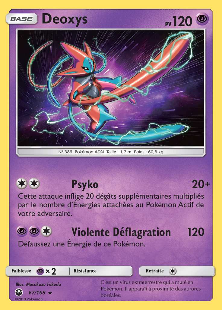 Deoxys 067/168 — Tempête Céleste