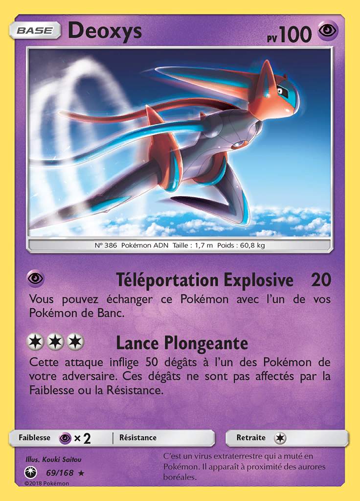 Deoxys 069/168 — Tempête Céleste