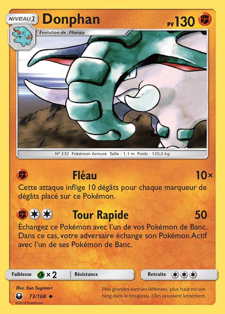 Donphan 073/168 — Tempête Céleste