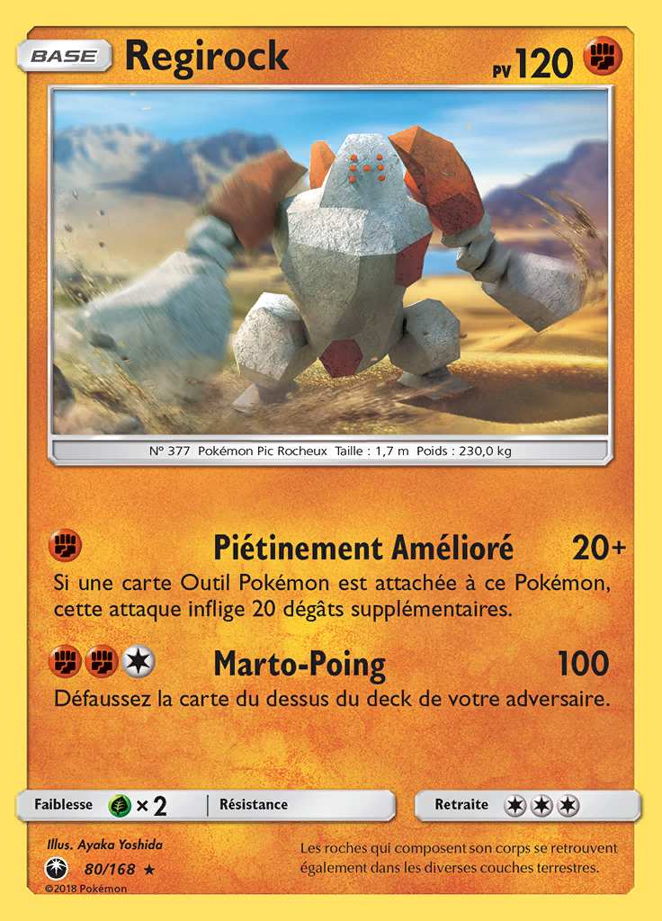 Regirock 080/168 — Tempête Céleste