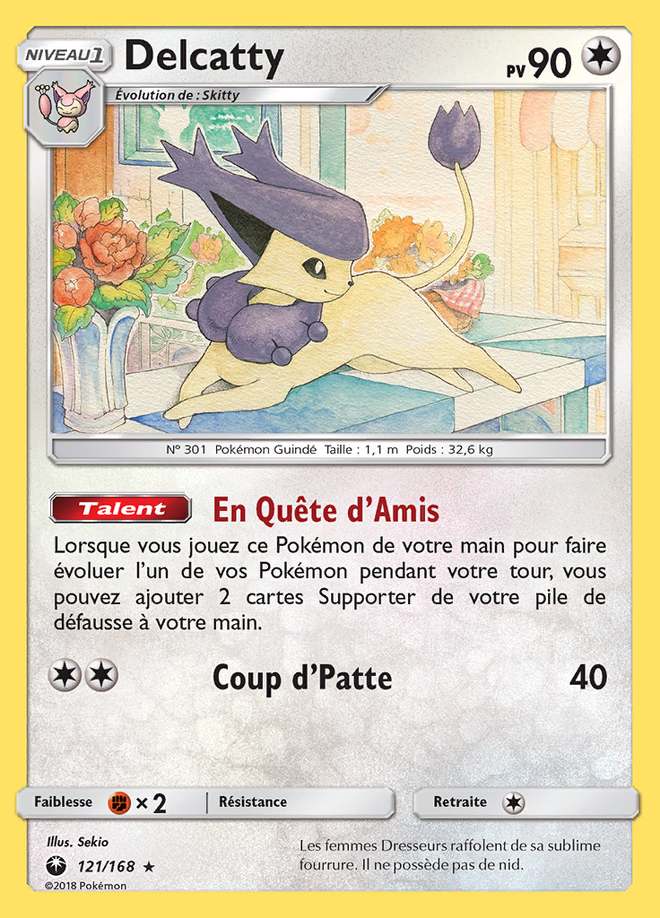 Delcatty 121/168 — Tempête Céleste