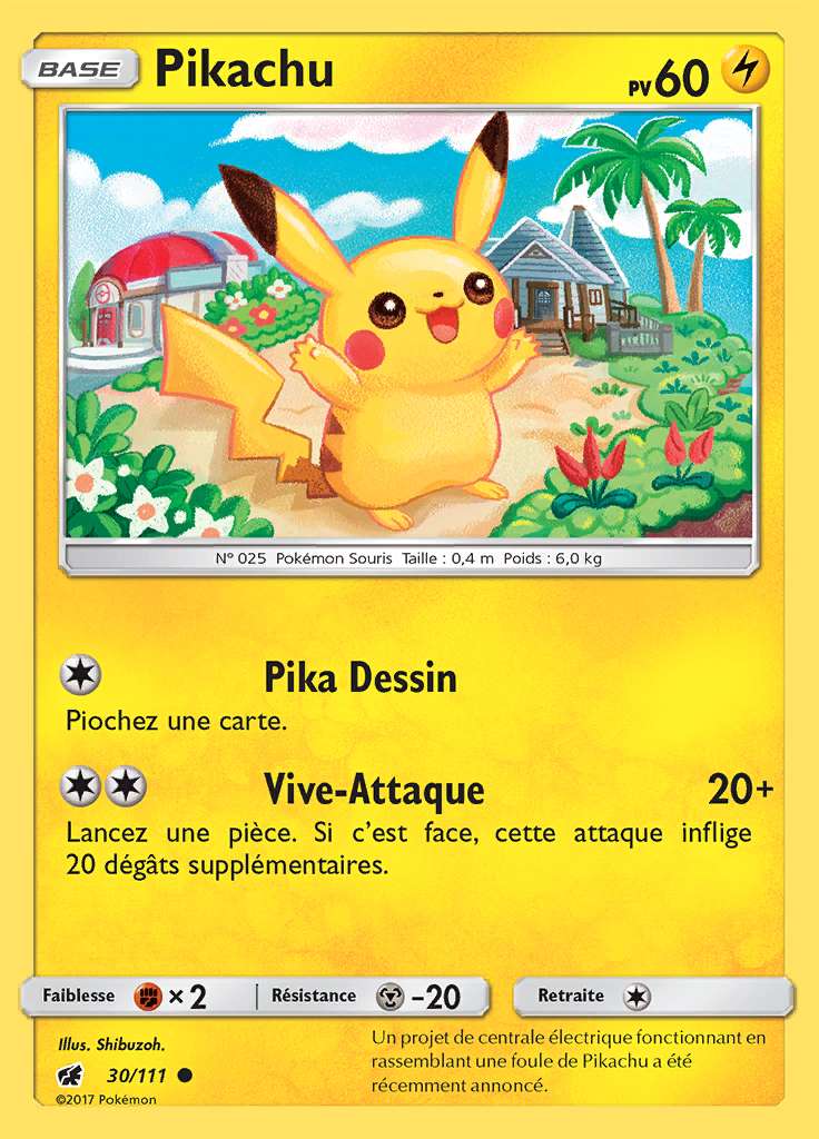Pikachu 030/111 — Invasion Carmin