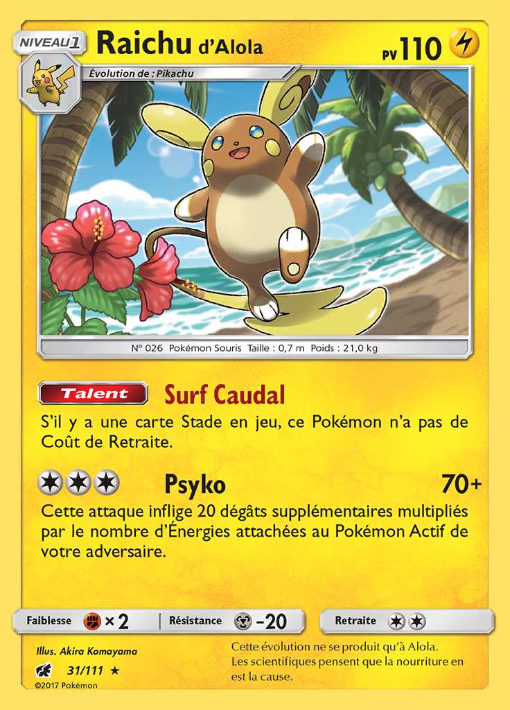 Raichu d'Alola 031/111 — Invasion Carmin