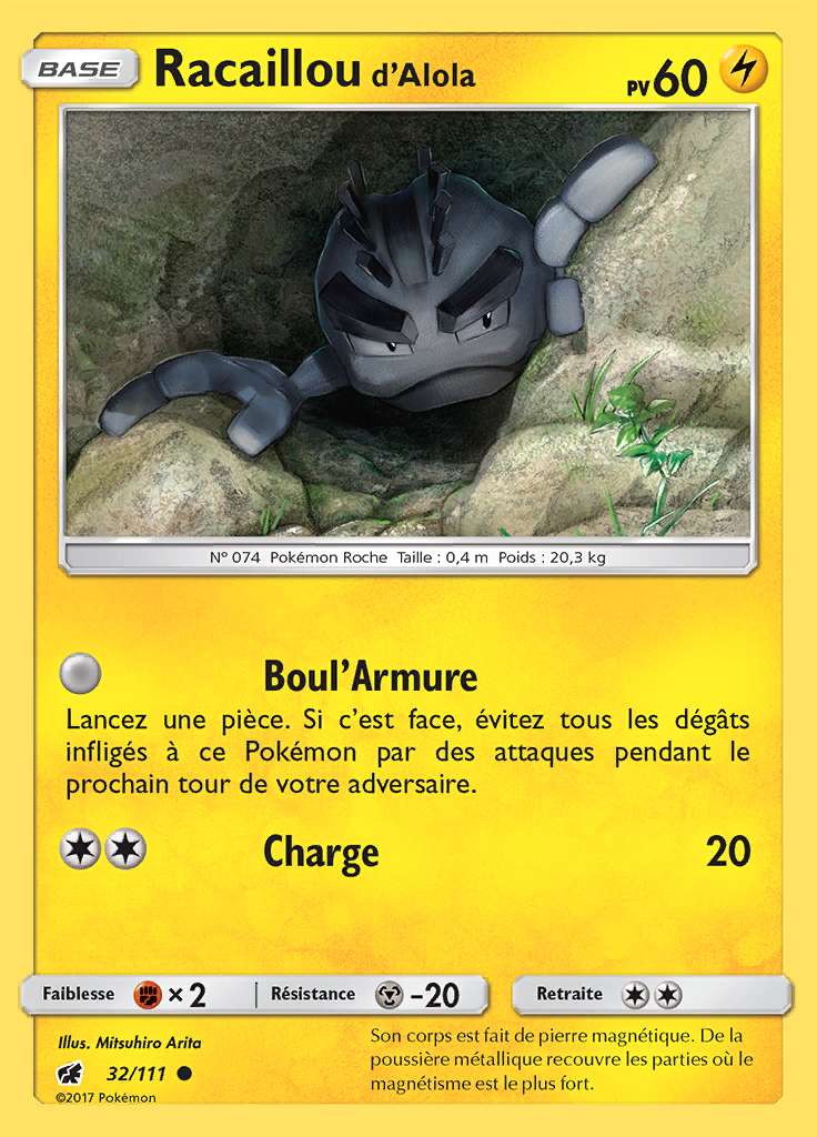 Racaillou d'Alola 032/111 — Invasion Carmin