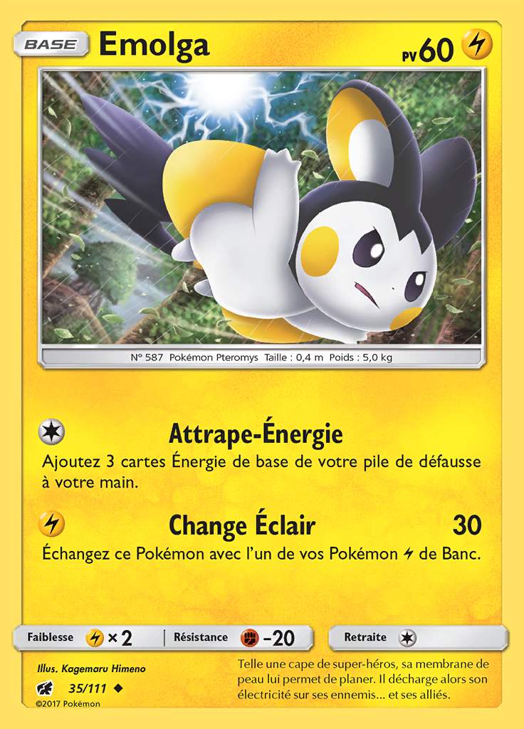 Emolga 035/111 — Invasion Carmin