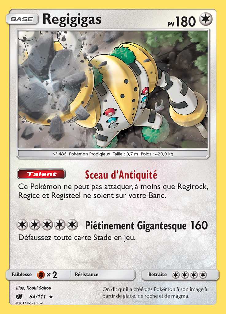 Regigigas 084/111 — Invasion Carmin